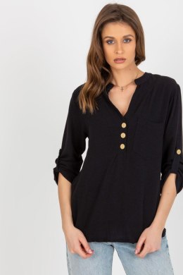 Bluzka Model WN-KS-VE51.17P Black - Rue Paris - M