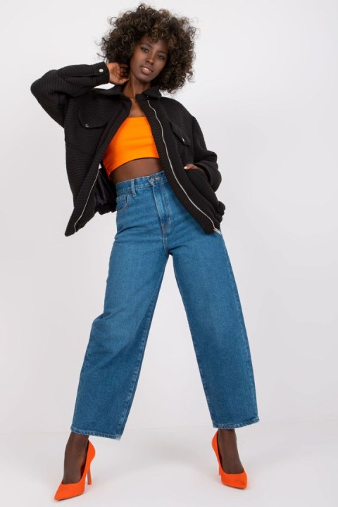 Kurtka Damska Model RV-KR-007.95P Black - Rue Paris - L/XL