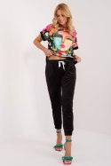 Spodnie Komplet Model DHJ-KMPL-8899-2.53 Black - Rue Paris - uniwersalny Spodnie Komplet Model DHJ-KMPL-8899-2.53 Black - Rue Paris - uniwersalny
