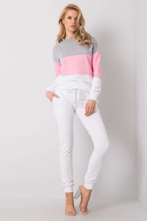Spodnie Komplet Model RV-KMPL-5971.05 Grey/Pink - Rue Paris - S