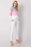 Spodnie Komplet Model RV-KMPL-5971.05 Grey/Pink - Rue Paris - S