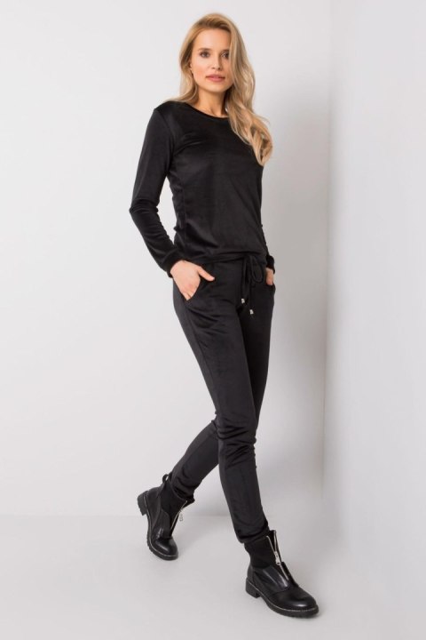 Spodnie Komplet Model RV-KMPL-6083.05 Black - Rue Paris - M Spodnie Komplet Model RV-KMPL-6083.05 Black - Rue Paris - M