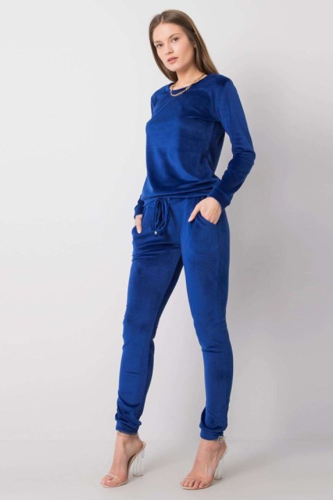 Spodnie Komplet Model RV-KMPL-6083.05 Cobalt - Rue Paris - S Spodnie Komplet Model RV-KMPL-6083.05 Cobalt - Rue Paris - S