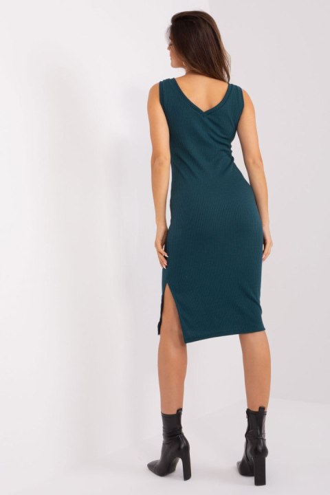 Sukienka Komplet Model WN-KMPL-679.60 Dark Green - Rue Paris - S Sukienka Komplet Model WN-KMPL-679.60 Dark Green - Rue Paris - S
