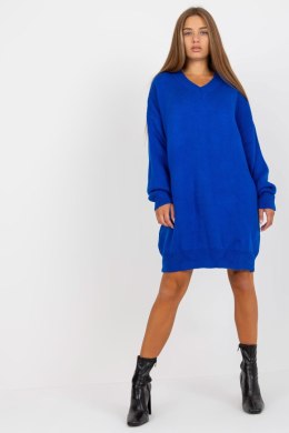 Sukienka Model LC-SW-0341.38P Cobalt - Rue Paris - uniwersalny
