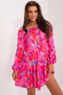 Sukienka Model WN-SK-8282.32 Dark Pink - Rue Paris - L/XL