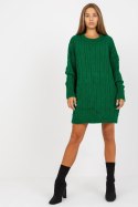 Sweter Damski Model LC-SW-8010.22P Green - Rue Paris - uniwersalny Sweter Damski Model LC-SW-8010.22P Green - Rue Paris - uniwersalny