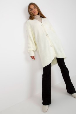 Sweter Kardigan Model LC-SW-0267.06X Ecru - Rue Paris - uniwersalny