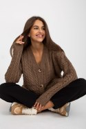 Sweter Kardigan Model LC-SW-8008.80P Brown - Rue Paris - uniwersalny