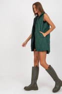 Kamizelka Model AP-KZ-RP01.00P Dark Green - Rue Paris - S Kamizelka Model AP-KZ-RP01.00P Dark Green - Rue Paris - S