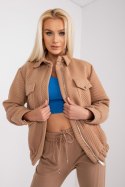 Kurtka Damska Model RV-KR-007.95P Camel - Rue Paris - L/XL