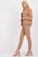 Kurtka Damska Model RV-KR-007.95P Camel - Rue Paris - L/XL