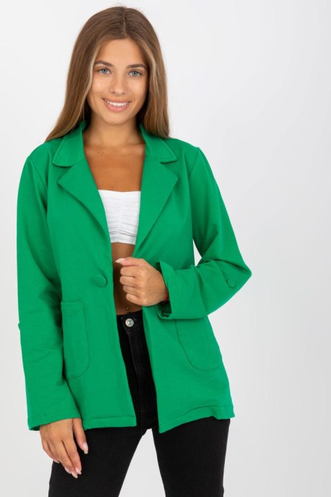 Marynarka Model RV-MA-8071.19P Green - Rue Paris - XL Marynarka Model RV-MA-8071.19P Green - Rue Paris - XL