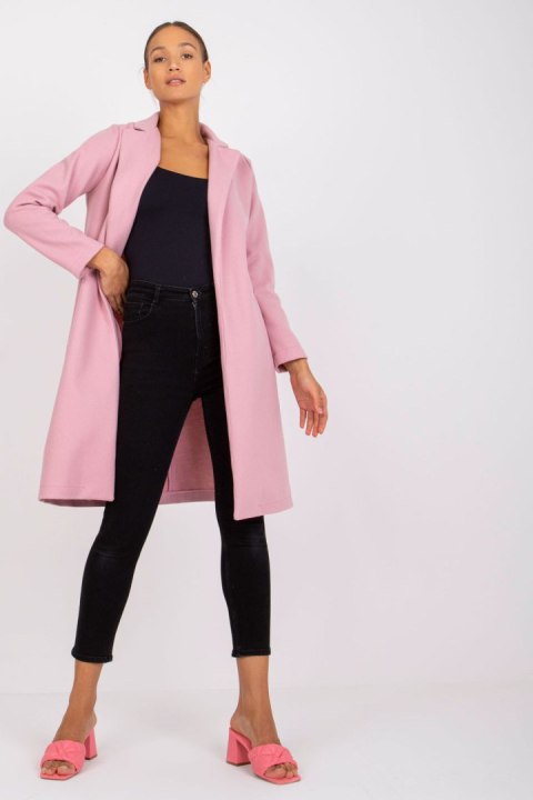 Płaszcz Damski Model CHA-PL-0402.33P Light Pink - Rue Paris - S/M