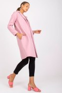 Płaszcz Damski Model CHA-PL-0402.33P Light Pink - Rue Paris - S/M
