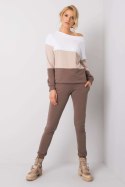 Spodnie Komplet Model RV-KMPL-5971.05 Beige - Rue Paris - S