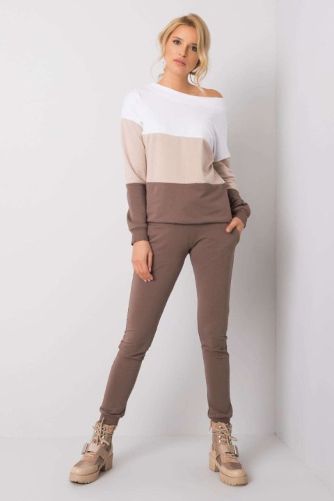 Spodnie Komplet Model RV-KMPL-5971.05 Beige - Rue Paris - S