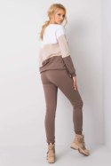 Spodnie Komplet Model RV-KMPL-5971.05 Beige - Rue Paris - S