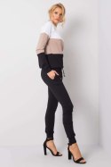 Spodnie Komplet Model RV-KMPL-5971.05 Black/Beige - Rue Paris - S
