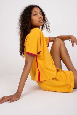 Spodnie Komplet Model RV-KMPL-7928.31X Dark Yellow - Rue Paris - S