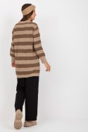 Sweter Damski Model LC-SW-8030.29P Dark Beige - Rue Paris - uniwersalny Sweter Damski Model LC-SW-8030.29P Dark Beige - Rue Paris - uniwersalny