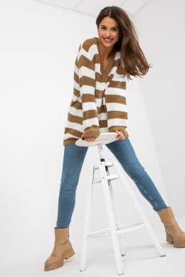 Sweter Damski Model LC-SW-8030.29P White/Beige - Rue Paris - uniwersalny