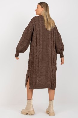 Sweter Kardigan Model LC-SW-8032.34P Brown - Rue Paris - uniwersalny