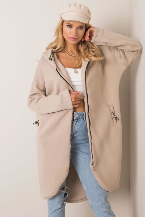 Bluza Damska Model RV-BL-4858-1.99P Beige - Rue Paris - S/M Bluza Damska Model RV-BL-4858-1.99P Beige - Rue Paris - S/M