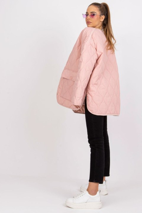 Kurtka Damska Model RV-KR-001.95P Light Pink - Rue Paris - L/XL Kurtka Damska Model RV-KR-001.95P Light Pink - Rue Paris - L/XL