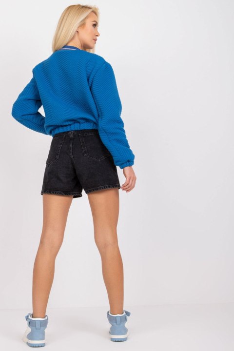Kurtka Damska Model RV-KR-006.16 Dark Blue - Rue Paris - S/M Kurtka Damska Model RV-KR-006.16 Dark Blue - Rue Paris - S/M