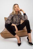 Spodnie Komplet Model WN-KMPL-2410-1.17 Black/Beige - Rue Paris - S