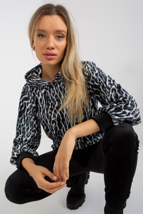 Spodnie Komplet Model WN-KMPL-2410-1.17 White/Black - Rue Paris - S Spodnie Komplet Model WN-KMPL-2410-1.17 White/Black - Rue Paris - S