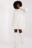 Sukienka Model LC-SK-0568.70P Ecru - Rue Paris - uniwersalny Sukienka Model LC-SK-0568.70P Ecru - Rue Paris - uniwersalny