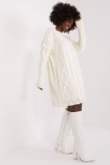 Sukienka Model LC-SK-8012-2.72P Ecru - Rue Paris - uniwersalny