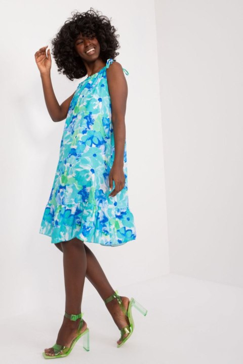 Sukienka Model WN-SK-653-2.22 Blue - Rue Paris - S/M Sukienka Model WN-SK-653-2.22 Blue - Rue Paris - S/M
