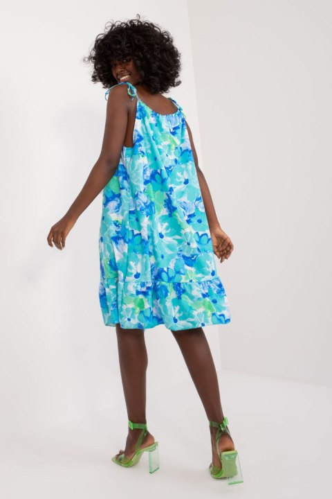 Sukienka Model WN-SK-653-2.22 Blue - Rue Paris - S/M Sukienka Model WN-SK-653-2.22 Blue - Rue Paris - S/M