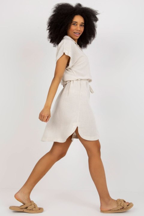 Sukienka Model WN-SK-VE40.43P Light Beige - Rue Paris - XL Sukienka Model WN-SK-VE40.43P Light Beige - Rue Paris - XL