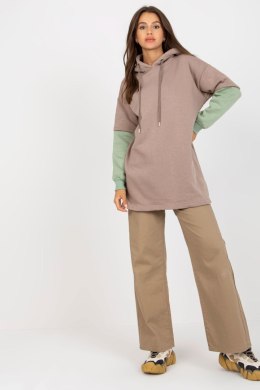 Bluza Damska Model RV-BL-8232.27X Dark Beige - Rue Paris - S/M