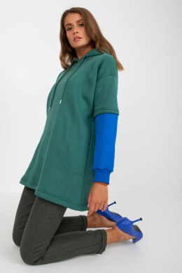 Bluza Damska Model RV-BL-8232.27X Dark Green - Rue Paris - L/XL