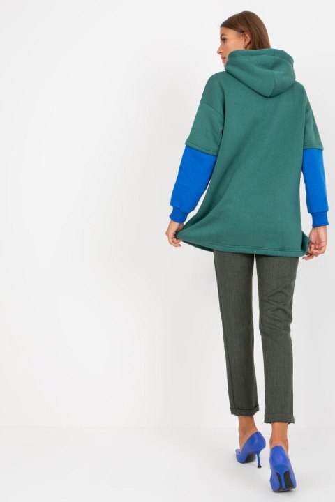 Bluza Damska Model RV-BL-8232.27X Dark Green - Rue Paris - L/XL Bluza Damska Model RV-BL-8232.27X Dark Green - Rue Paris - L/XL