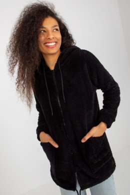 Bluza Damska Model RV-BL-8435.96P Black - Rue Paris - L/XL