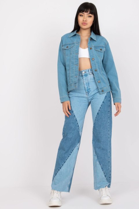 Kurtka Damska Model RO-KR-CKT-4007.17X Light Blue - Rue Paris - s Kurtka Damska Model RO-KR-CKT-4007.17X Light Blue - Rue Paris - s