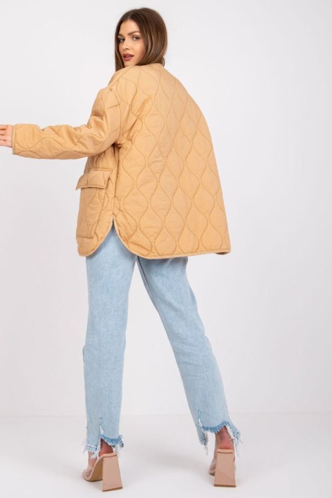 Kurtka Damska Model RV-KR-001.95P Camel - Rue Paris - S/M Kurtka Damska Model RV-KR-001.95P Camel - Rue Paris - S/M