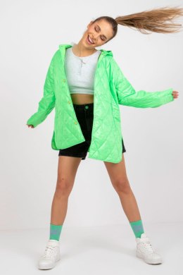 Kurtka Damska Model RV-KR-004.95P Fluo Green - Rue Paris - L
