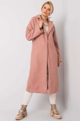 Płaszcz Damski Model 217-PL-23335.85 Dark Pink - Rue Paris - M
