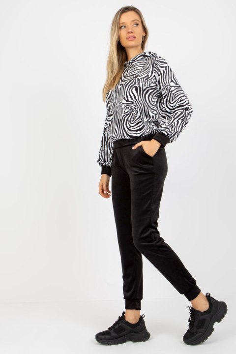 Spodnie Komplet Model WN-KMPL-2410.01P White/Black - Rue Paris - S Spodnie Komplet Model WN-KMPL-2410.01P White/Black - Rue Paris - S