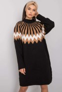 Sukienka Model LC-SK-0098.37X Black - Rue Paris - uniwersalny Sukienka Model LC-SK-0098.37X Black - Rue Paris - uniwersalny