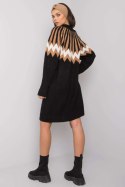 Sukienka Model LC-SK-0098.37X Black - Rue Paris - uniwersalny Sukienka Model LC-SK-0098.37X Black - Rue Paris - uniwersalny