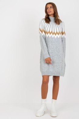Sukienka Model LC-SK-0098.37X Grey - Rue Paris - uniwersalny