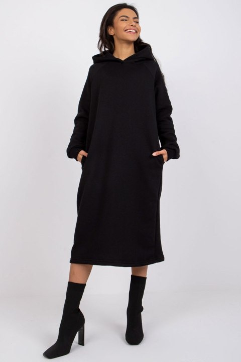 Sukienka Model RV-SK-7463.24X Black - Rue Paris - S/M Sukienka Model RV-SK-7463.24X Black - Rue Paris - S/M